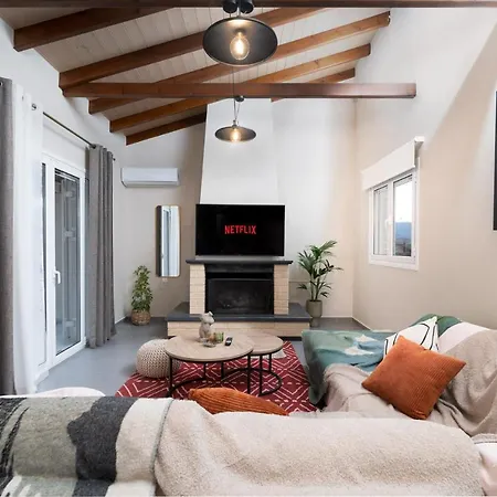 Feriehus Meltemi House - A Seaside Luxury Maisonnette