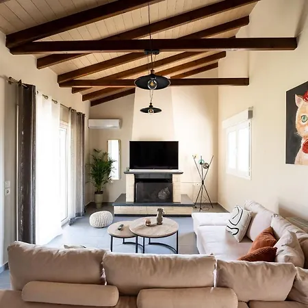 Hébergement de vacances Meltemi House - A Seaside Luxury Maisonnette Dhiyellótika