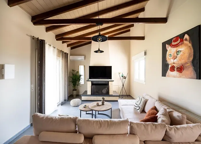 Casa de Férias Meltemi House - A Seaside Luxury Maisonnette Dhiyeliotika